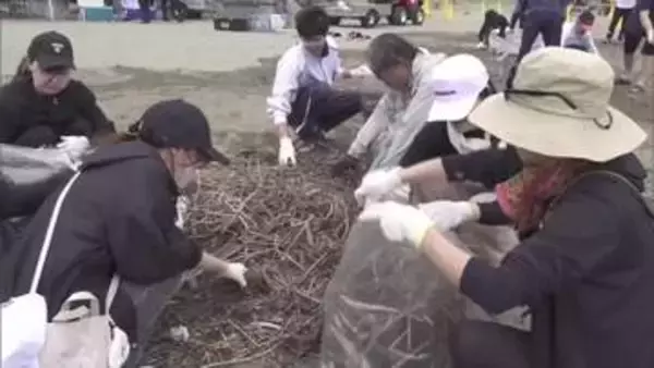 裸足で歩ける砂浜を　日南市の大堂津海水浴場でビーチクリーン活動