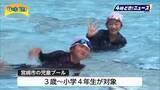 「夏休みスタート　宮崎市の児童プール開放　子供たちがプール遊び楽しむ」の画像1