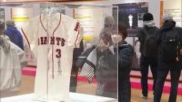 宮崎キャンプにあわせ ミスタージャイアンツ長嶋茂雄さんの追悼展示会