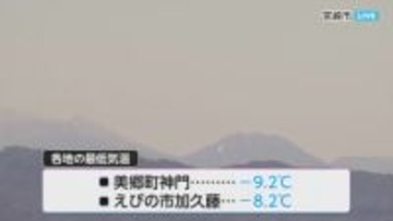 各地でこの冬一番の冷え込み　厳しい寒さに