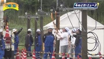 配電作業など実演　九州電力送配電などが高校生へ企業PR