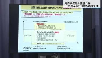 冬の深夜に起きた震度６・青森の地震から見えた必要な備えとは