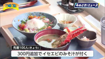 水中観光船「マリンビューワーにちなん」と一緒に楽しんで　「漁協食堂とのうら」プレオープン