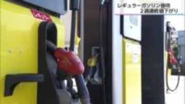 値下げ幅は全国平均並み　県内のガソリン価格　１リットルあたり170円台に
