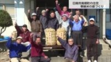 約350年前から続く伝統行事　日南市で奉納米の俵づくり