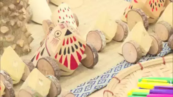 家族連れで大にぎわい　宮崎の手仕事魅力体験　たちばなマルシェ