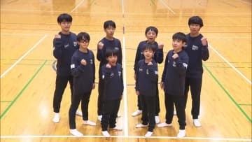 新体操の全日本ジュニア選手権に挑む宮崎市の男子クラブチーム「NORTHconnectionRG」