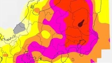 【関東甲信】13日夜遅くにかけ大気の状態が非常に不安定　土砂災害に厳重に警戒　落雷 竜巻など激しい突風、降ひょうにも注意【雨と風のシミュレーション・発雷確率】