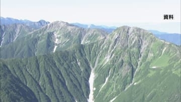 登山道で意識不明の男性みつかる　悪天候で救助中断　一夜明けても再開できず　山梨・中白根山