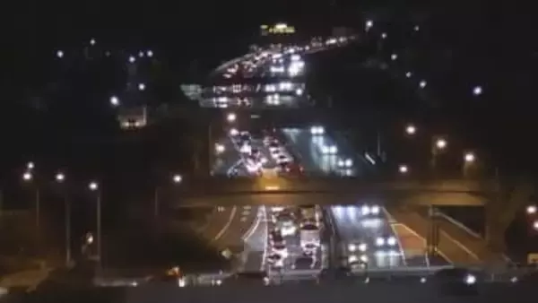 中央道上り線　小仏トンネルを先頭に渋滞19km　稲城ICを先頭に14kmの渋滞【24日午後6時00分現在】