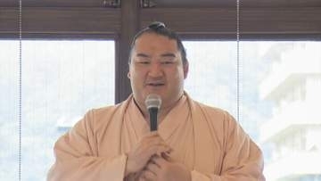 「一場所で幕内に復帰し、さらに上を目指したい」夏場所で負け越した竜電　後援会で意気込み語る