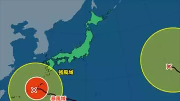 【台風情報】台風13号は非常に強い勢力に　沖縄地方、奄美地方は一部の住家が倒壊するおそれもある猛烈な風が吹く所が　台風15号はどこへ？　【進路予想・雨と風のシミュレーション】