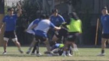 ジャパンラグビーリーグワン　開幕に向け東京サントリーサンゴリアス最終調整　チームの強みは経験豊富な選手層　山梨