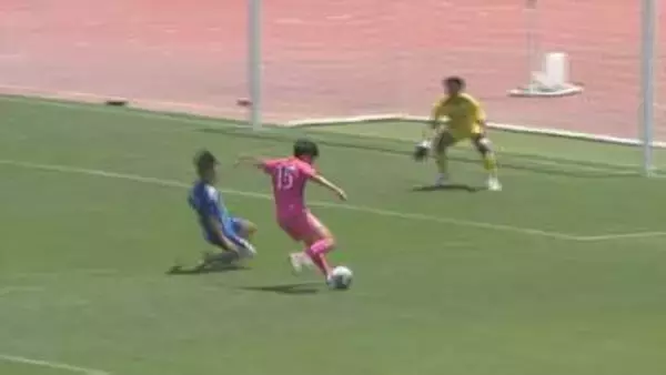 山梨県高校総体　サッカー決勝　日大明誠が2対0で勝利　3連覇を達成