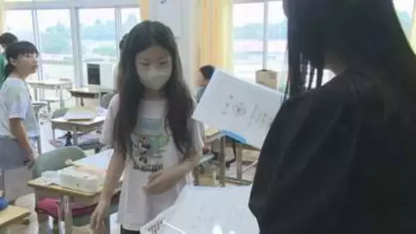 「組体操をがんばりたい」　公立小学校2校で最も早く始業式　児童が2学期の目標発表　最多は今月28日　山梨