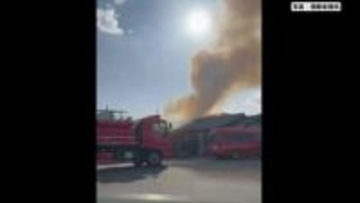 【速報】建物火災が発生　現在も延焼中　山梨・南アルプス市