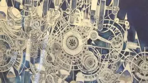 ワイナリーで個展　ワインのラベルを描いた画家・服部幸さんの作品が並ぶ　山梨・ワイナリー丸藤葡萄酒工業