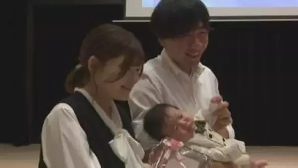 4月生まれの赤ちゃんに誕生石のダイヤモンド贈る　地場産業の宝石を身近に　山梨・甲府市