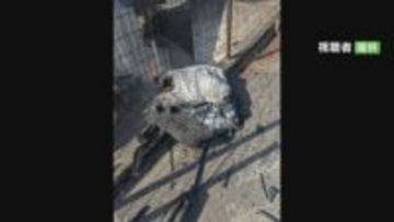 「まっすぐドーンと落ちた」重さ10キロのドローンが住宅の駐車場に墜落、炎上　国や県の補助事業で災害物資輸送のルート検証飛行中　山梨