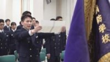 「教育訓練を最後までやり抜く」県消防学校に女性1人を含む49人が入校　山梨