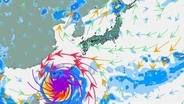 【台風情報】台風9号（バービー）　910 hPa　大型で猛烈な台風　10日には非常に強い勢力で沖縄の南に接近予想　【進路予想・雨と風のシミュレーション】