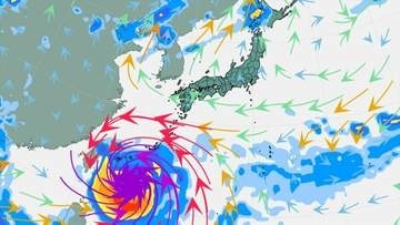 【台風情報】台風9号（バービー）　910 hPa　大型で猛烈な台風　10日には非常に強い勢力で沖縄の南に接近予想　【進路予想・雨と風のシミュレーション】