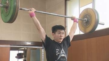 追い求めるのは優勝より記録　ウエイトリフティング 樋川げんき選手　100m11秒5の脚力武器に挑むインターハイ　山梨・白根高校