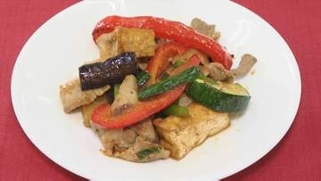 夏バテ予防レシピ　『豚肉と厚揚げのオイスター炒め・アサリと小松菜のミルクスープ』　山梨学院短期大学の生徒が考案