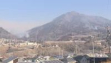 山梨県東部の山林火災は発生から10日目　消火活動続くも大月市で延焼拡大
