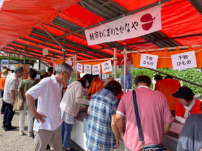 能登半島地震被災地の早期復興願い　「輪島朝市」出張開催　山梨・忍野村