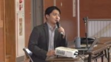 「好きなことを大切に伸ばしてほしい」　三浦正則アナウンサーが特別授業　中学生にエールを送る　山梨・甲府北中学校