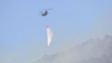 【LIVE画像あり】「一晩のうちに、かなり向こう側まで燃え広がった」山林火災　大月市側にも延焼が続く　発生から６日目　消火活動が再開　山梨・上野原市