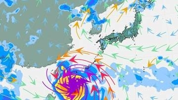 【台風情報】大型で非常に強い台風9号（バービー）　10日(金)には935ha、最大瞬間風速70 m/s 、勢力を保ったまま沖縄の南へ　【進路予想・雨と風のシミュレーション】