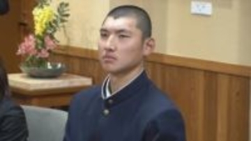 「支えてくれる方々に喜びを与えられるように」センバツ高校野球　3年ぶりの優勝を目指す山梨学院高校　県に出場を報告