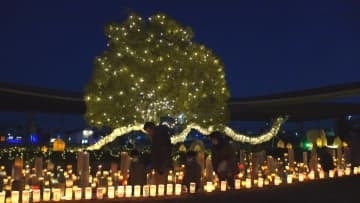 キャンドル・ジュンさんがデザイン監修　JR竜王駅でイルミネーションイベント「ドラゴンナイト」　山梨・甲斐市