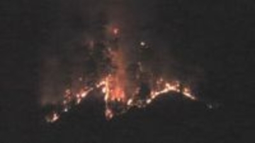 【LIVE画像あり】山林火災8日目　今日も鎮火のめど立たず　これまでに200ヘクタール余りの山林が焼ける　山梨・扇山