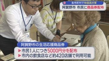 各市町村で物価高対策：阿賀野市は市民に商品券配布、新潟市はデジタル商品券【新潟】