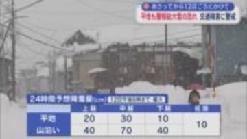 3連休は大荒れ 交通障害に警戒を、予想される降雪量は？【新潟】