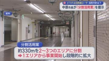 どうする「旧西堀ローサ」約330mの地下街を分割して段階的に活用案を提示【新潟】