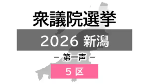 【衆院選｜新潟5区】真冬の選挙戦が幕開け 3人の候補者の第一声【新潟】