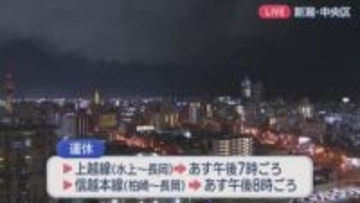 大雪のため 21日の列車の運休情報：JR発表【新潟】