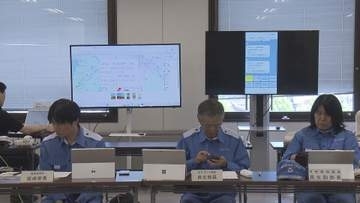 梅雨前に水害想定し防災訓練　消防団が‶国内初〟情報共有システムを確認【新潟・見附市】