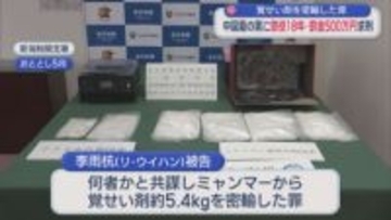 覚せい剤を密輸した罪 中国籍の男に懲役18年･罰金500万円求刑【新潟】