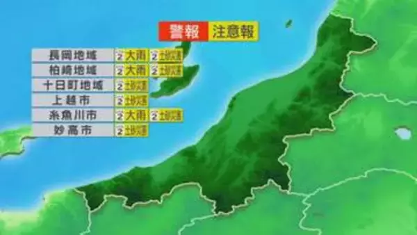 山沿いでは夕方にかけてにわか雨の可能性【これからの天気(8月28日11時40分現在)｜新潟】