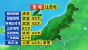 雪のピーク越えるも 中越を中心に雪が降ったりやんだり、寒さ対策を万全に【これからの天気(2月9日11時40分現在)｜新潟】