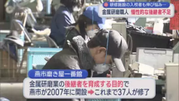 慢性的な後継者不足･･･燕市の「金属研磨職人」技術継承が課題【新潟】