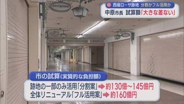 中原市長「金額に大きな差がない」西堀ローサ跡の活用･･･分割かフル活用か【新潟】