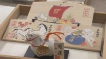 新潟市の白山神社　新年の準備進む