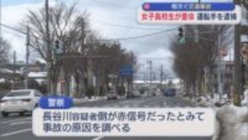 女子高校生が車にはねられ意識不明の重体「信号をよく見ず分かりませんでした」運転手を現行犯逮捕【新潟】