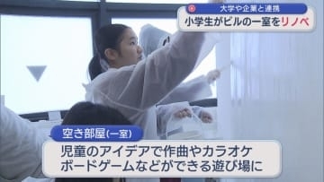 ビルの一室の空き部屋を 小学生が遊び場にリノベ！産学連携プロジェクト【新潟･長岡市】